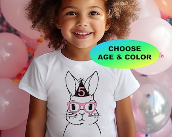 Bunny Rabbit Birthday shirt- bunny birthday party - Farm birthday shirt- birthday party- Custom