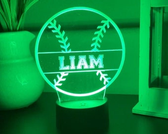 LED night light - Personalized Kid's night light - LED home decor- Led room light - LED home decor - Teen birthday gift- Custom night light