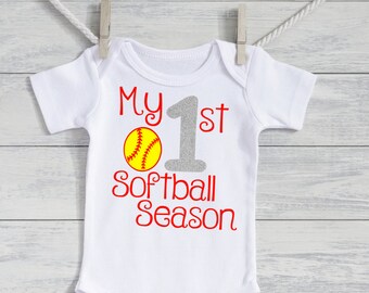 baby girl softball outfit