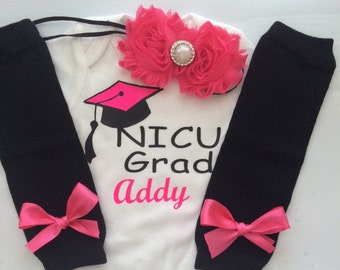 Baby Girl outfit -Coming home outfit - Newborn baby clothes - Personalized baby outfit -NICU grad - preemie outfit - NICU outfit