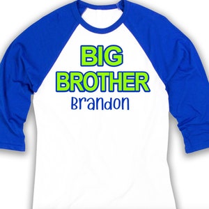 Big Brother shirt - big brother announcement - big brother gift- personalized big brother