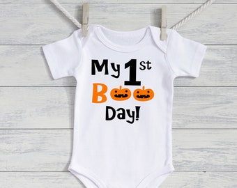 Baby girl Halloween outfit -  My 1st Halloween outfit - Newborn Halloween - baby girl halloween- My 1st BOO day