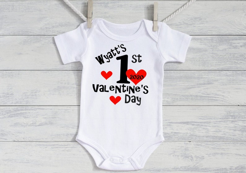 Baby Boy 1st Valentine's shirt boy valentines outfit | Etsy
