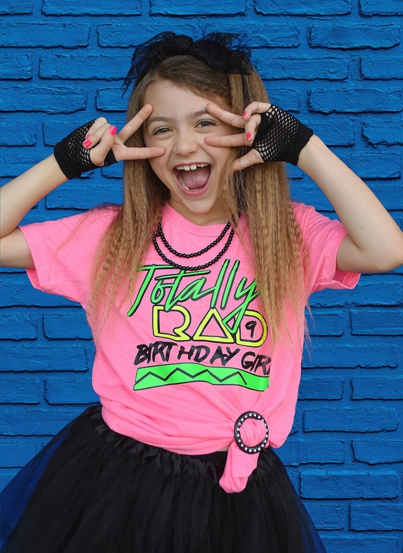Retro Kid's Birthday shirt- Kid's 80s theme party- Girl's 80s birthday shirt- 90s birthday shirt- Vintage Kid's Birthday shirt