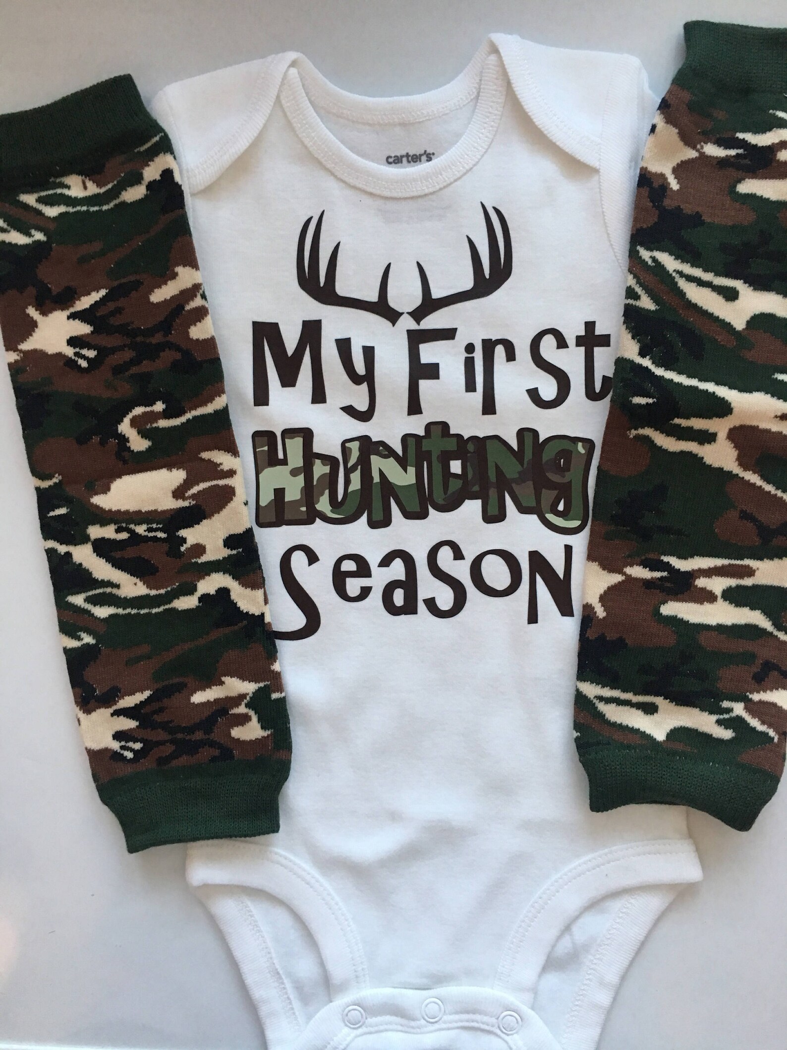 Baby CAMO Hunting outfit newborn outfit My 1st Hunting Etsy