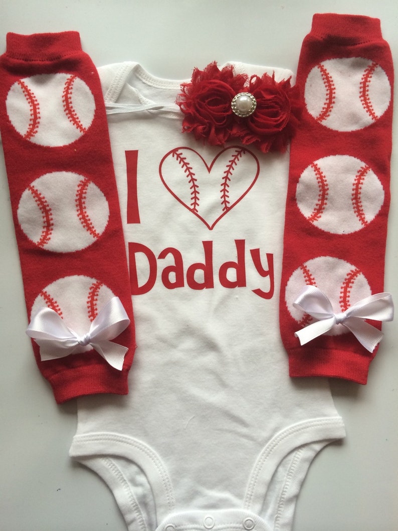 Baby Girl Outfit Father's Day Baby Baseball Outfit Etsy