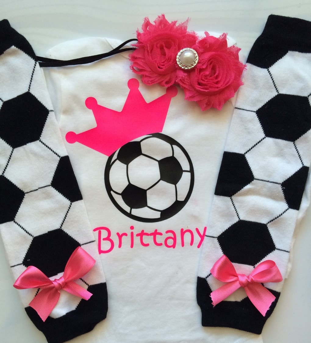 Baby Girl Soccer outfit Soccer outfit baby girl sports Etsy Nederland