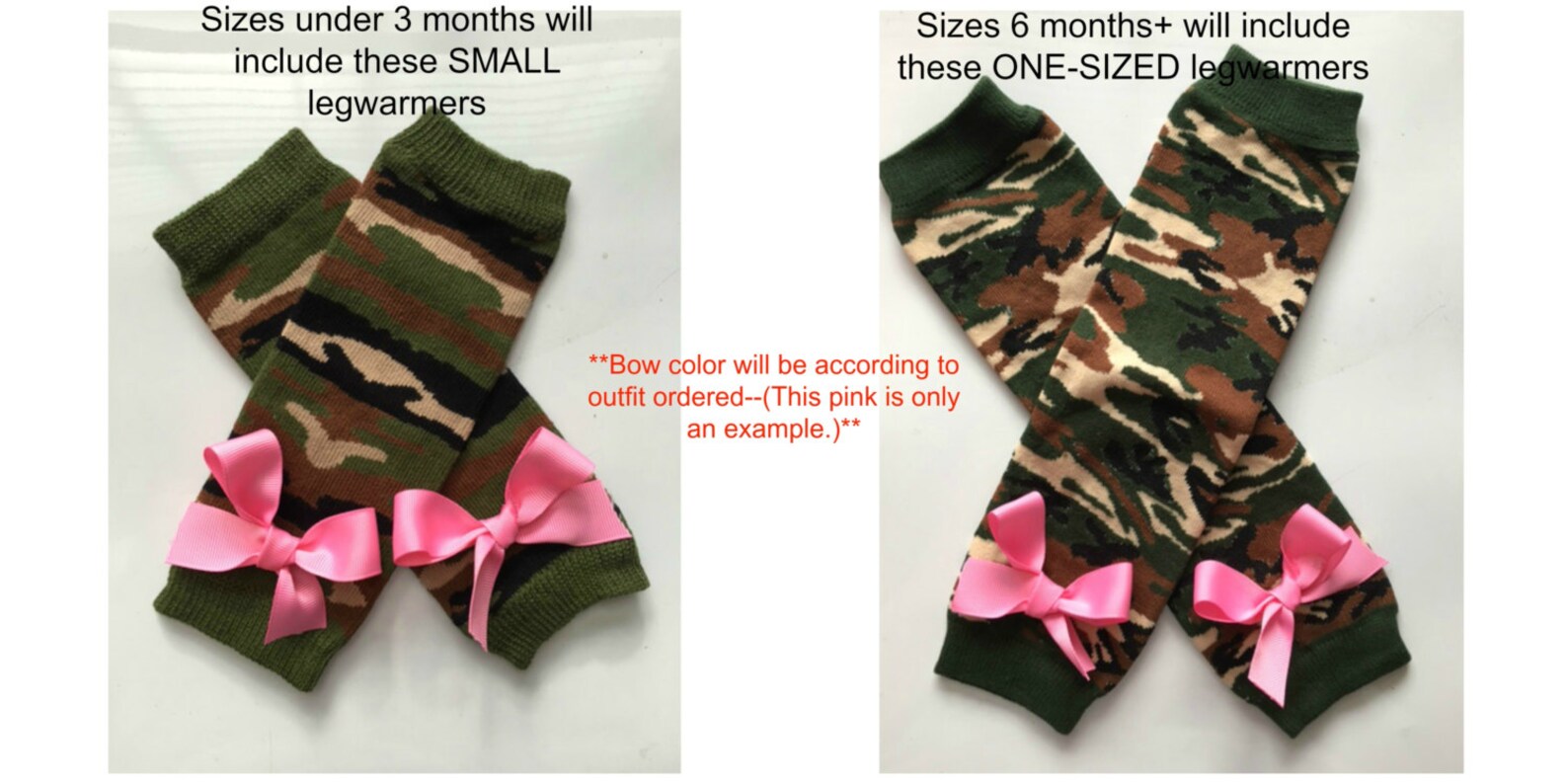 Baby Girl CAMO Hunting Outfit camo Leg Warmers Legwarmers Etsy