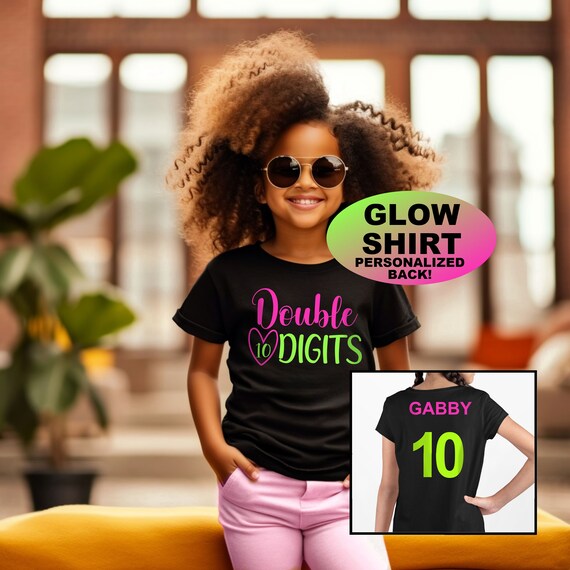 Tween Shirt Officially Ten Years Old Double Digits Tee Tween Shirt Officially Ten Years Old Double Digits Tee