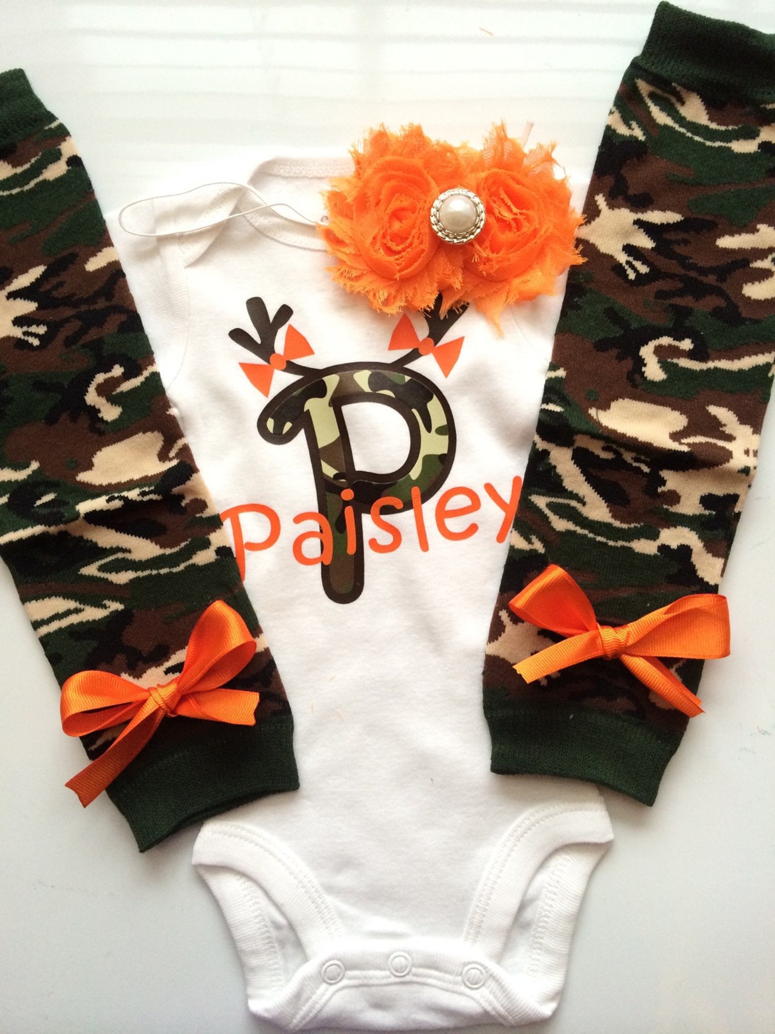 Baby Girl CAMO Hunting Outfit camo Leg Warmers Legwarmers Etsy