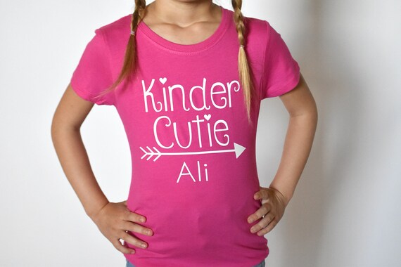 Kids Kindergarten Cutie - Back To School T-Shirt Kids Kindergarten Cutie - Back To School T-Shirt
