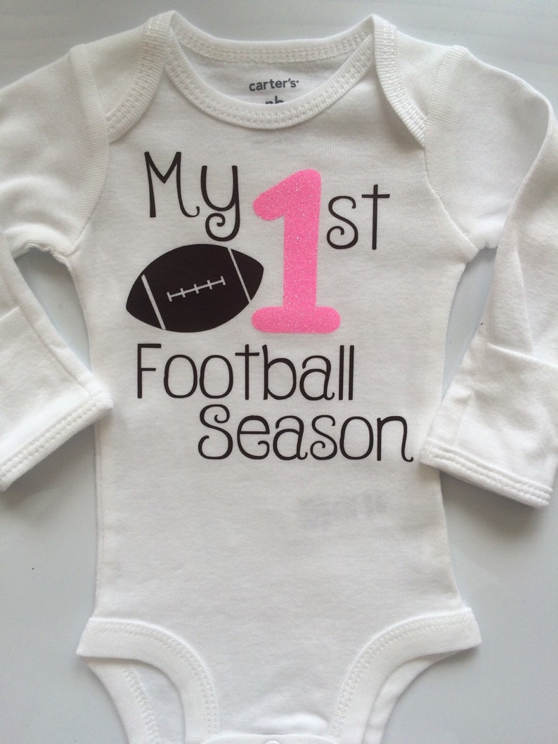 Baby Girl outfit My 1st Football Season baby girl outfit football legwarmers Newborn Football outfit Preemie-24 month image 4