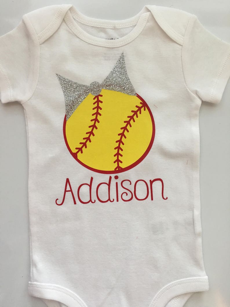 softball outfit softball baby softball leg warmers baseball outfit Baby Girl Softball Baseball Outfit- Personalized softball