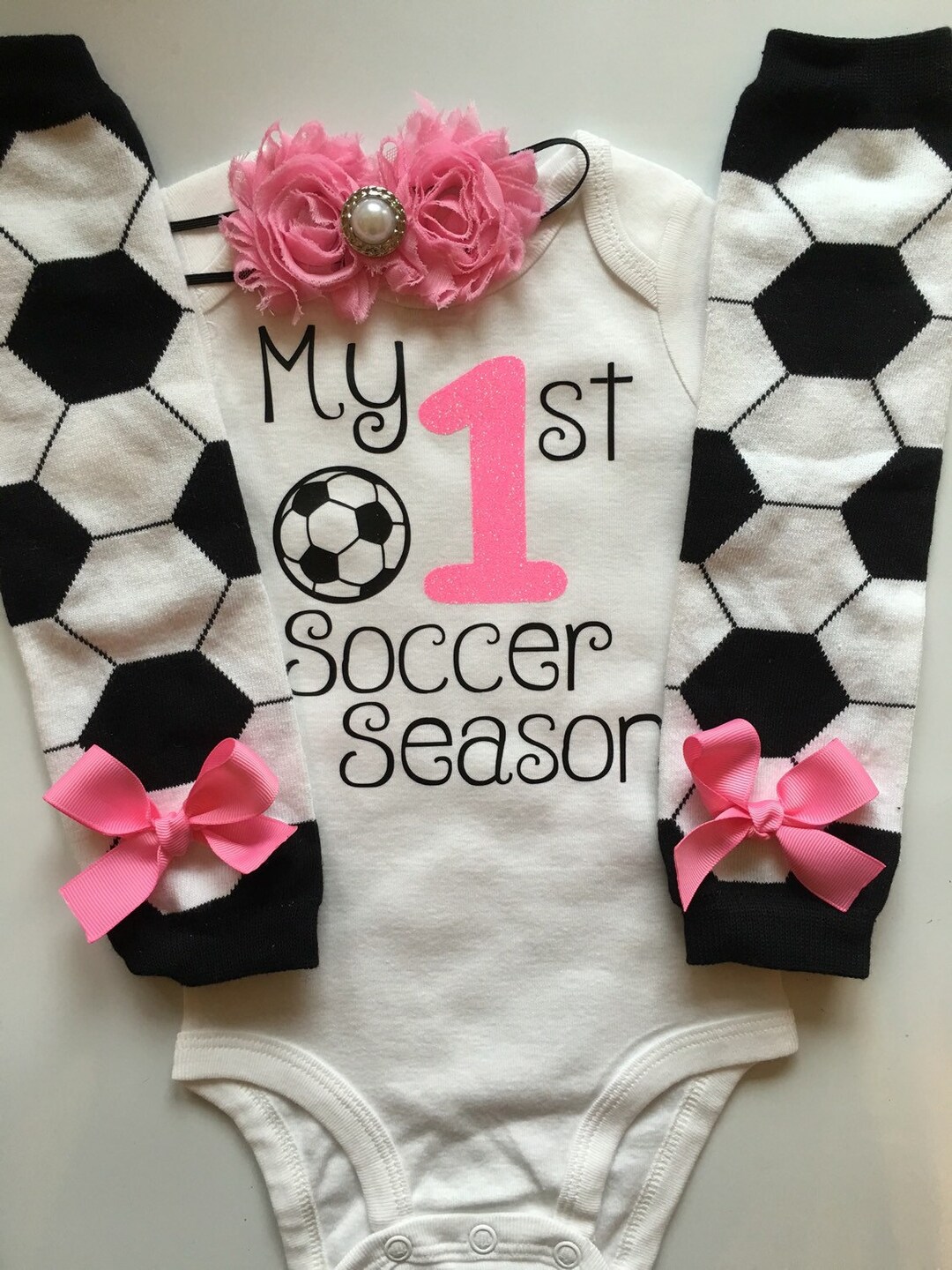 Baby Girl Soccer Day Outfit My 1st Soccer Season Outfit Soccer Baby