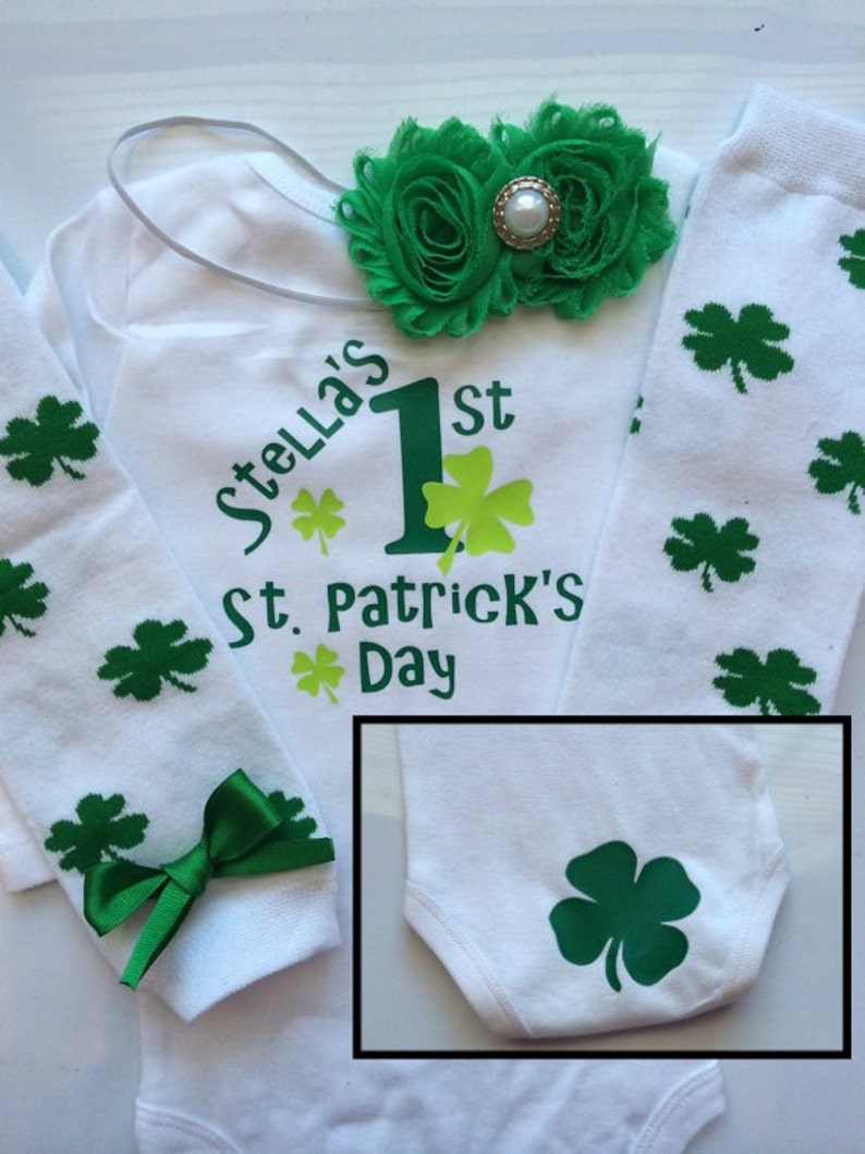 Baby Girl First St Patricks Day Outfit St Patricks Day Baby | Etsy