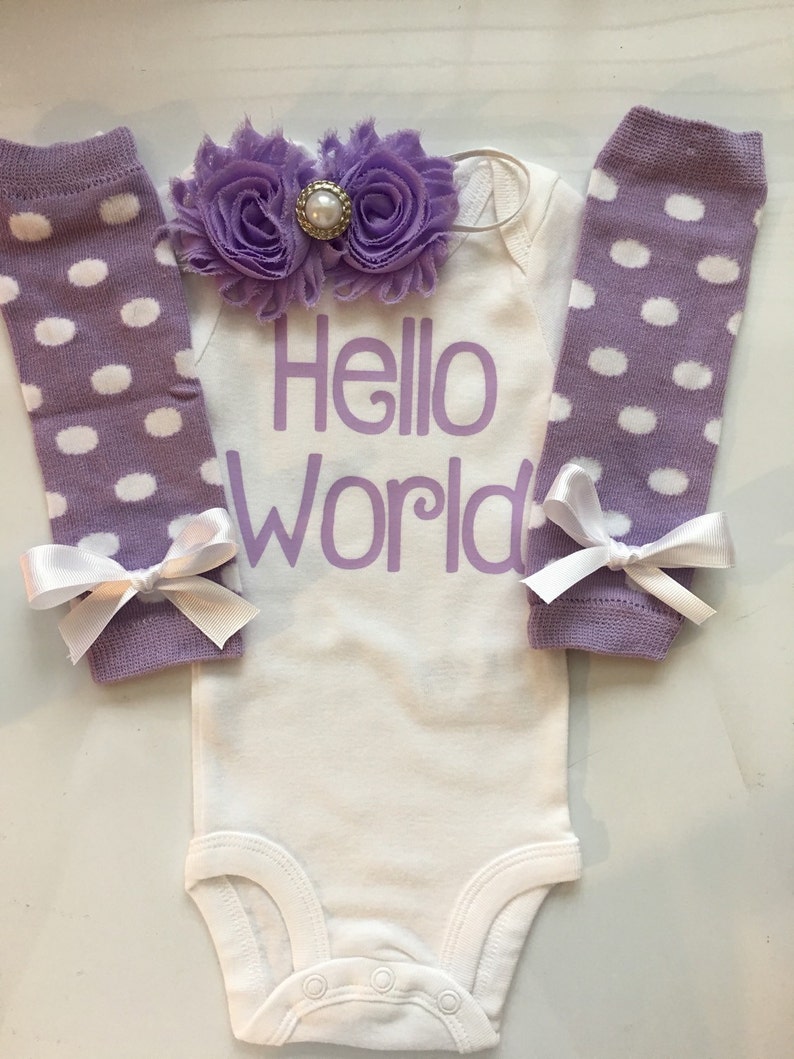 purple coming home outfit
