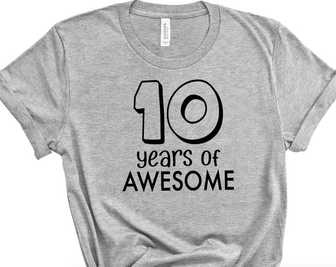 ALL ages! 11th birthday shirt- 10th birthday shirt - 8th birthday shirt - kids birthday shirt- 30th birthday shirt- CUSTOM all ages UNISEX