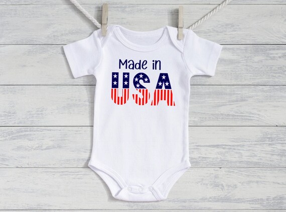 Buy Baby Boy Baby Girl Toddler Boy Bodysuit Shirt My First 4th