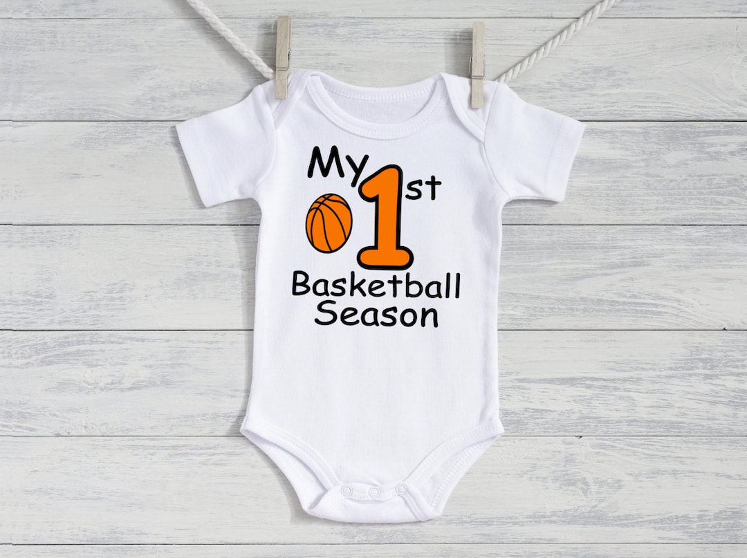 Baby Boy Basketball Outfit Baby Boys 1st Baseketball Season Etsy
