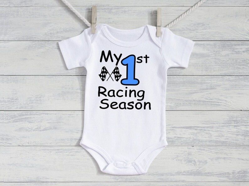 Baby Boy Racing Outfit Baby Boys 1st Racing Race Season Etsy