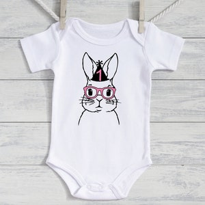 Bunny Rabbit Birthday shirt bunny birthday party Farm birthday shirt birthday party Custom image 4