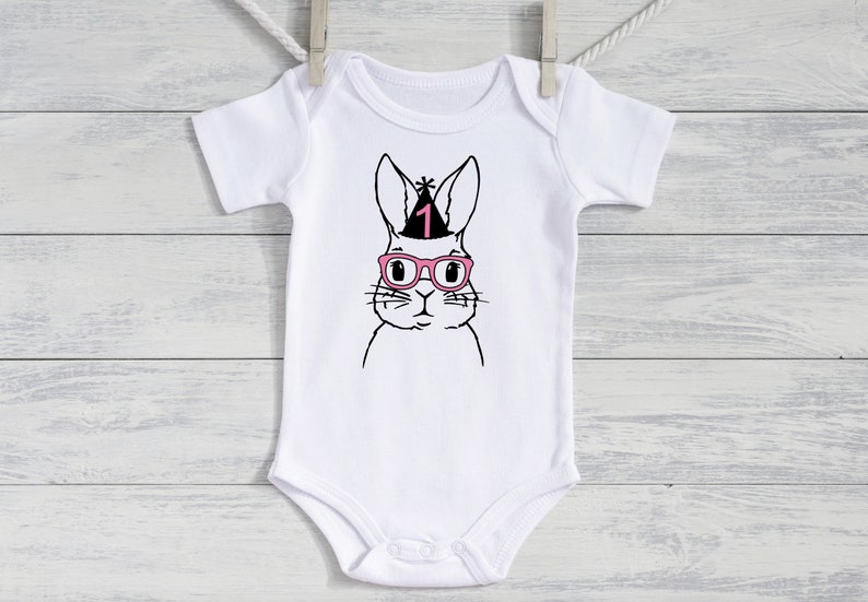 Bunny Rabbit Birthday shirt bunny birthday party Farm birthday shirt birthday party Custom image 4