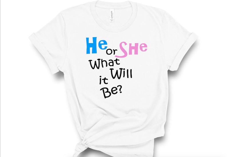 Gender Reveal Party- Baby Outfit - He or She What Will It Be? -toddler ...