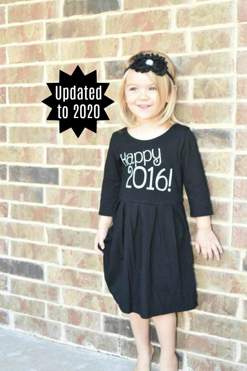 girls new years dress