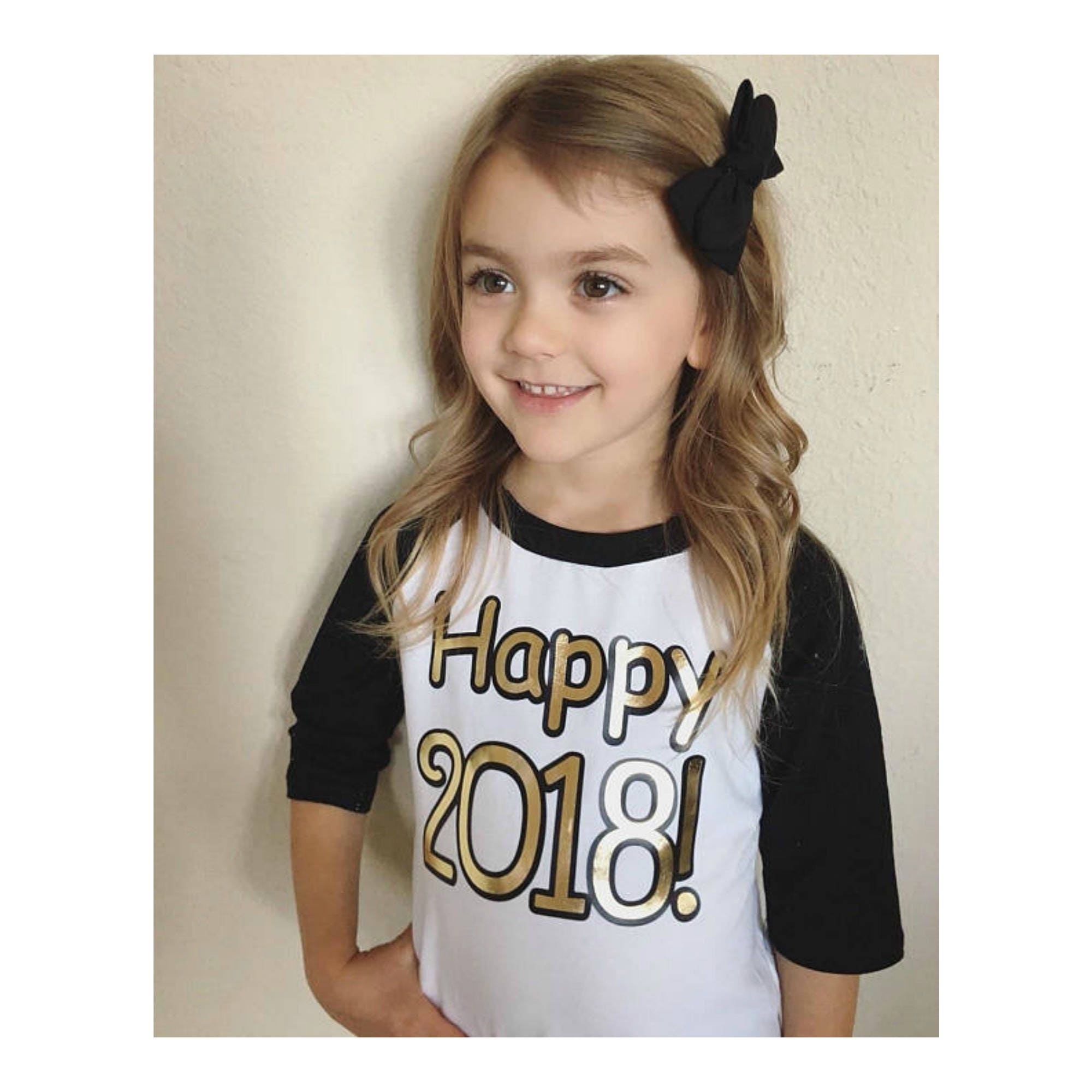 Cute in 2019 New Years Kids Long Sleeve T-Shirt//Toddler T-Shirt