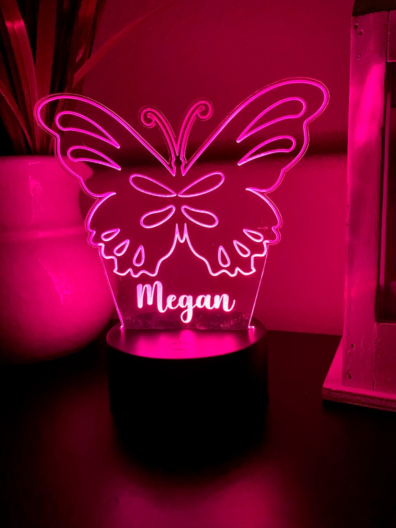 Personalized Kid's Night Light LED Night Light CUSTOM Etsy