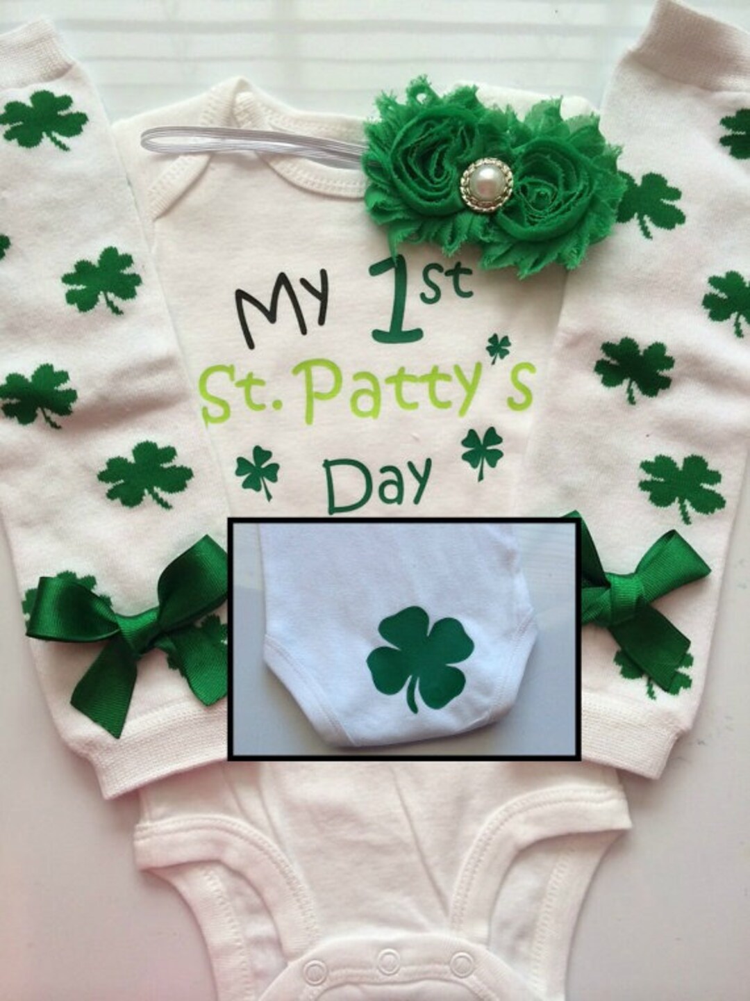Baby Girl First St Patricks Day Outfit St Patricks Day Baby - Etsy