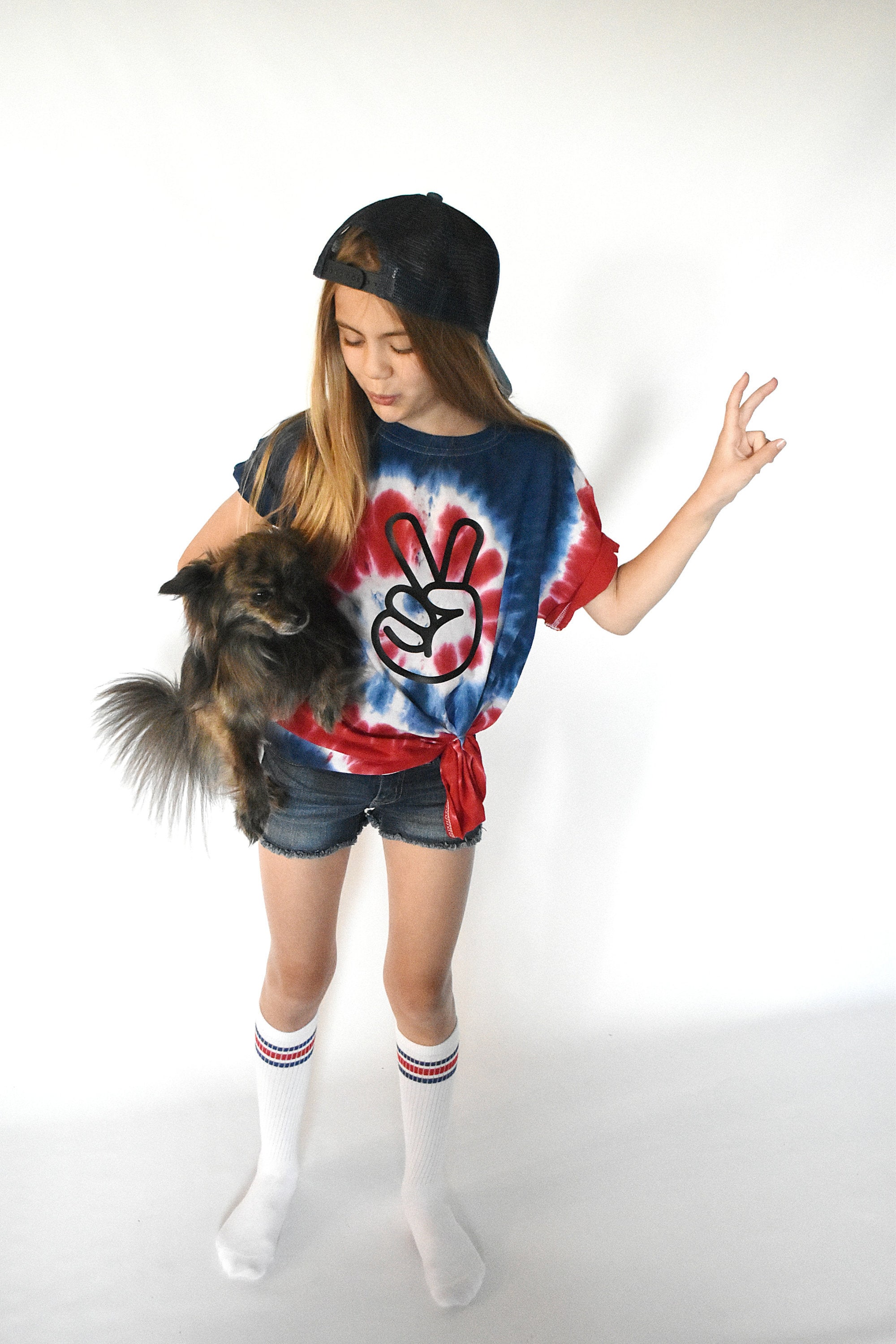 Red white and blue shirt Kids 4th of July Tie dye Shirt Kids Tie Dye Shirt