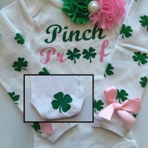 baby girl st patricks day headbands