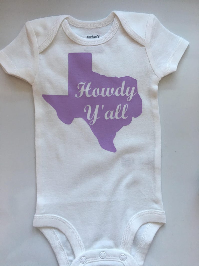 Baby girl outfit Howdy Y'all baby girl Texas outfit Etsy
