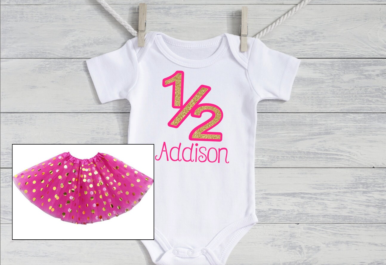 rainbow baby half birthday girl outfit Pastel rainbow half birthday girl outfit half birthday tutu set 6 month photo outfit girl