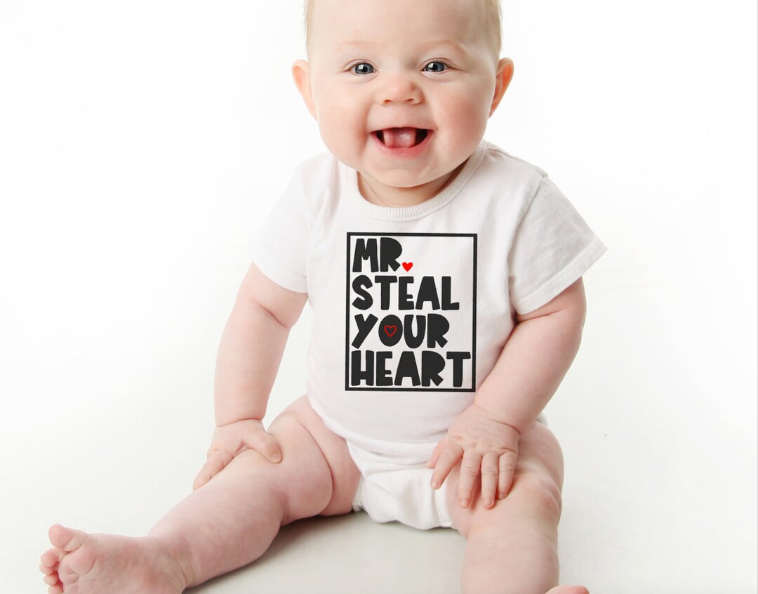Boy's Valentine's Day Shirt Baby Boy Valentines Day Shirt Mr. Steal