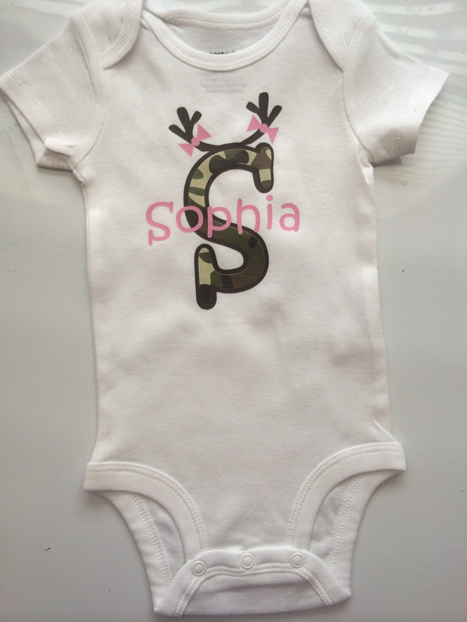 Baby Girl CAMO Hunting Outfit Newborn Outfit Personalized Etsy