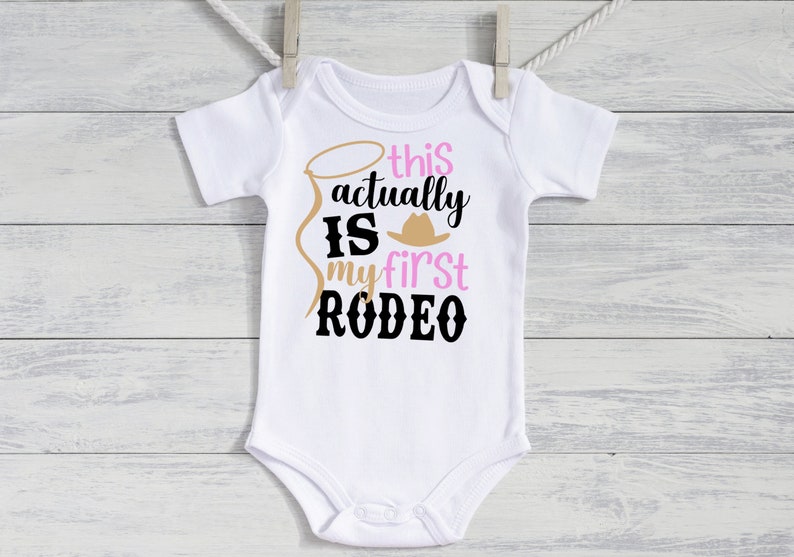 This actually is my first Rodeo Shirt Baby rodeo outfit Etsy