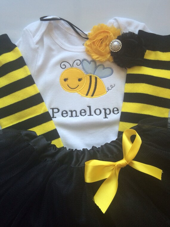 Items similar to TODDLER Girl Bumble Bee outfit Bumble bee birthday