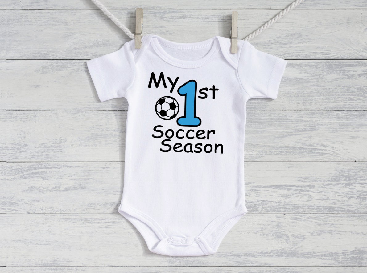 Baby boy Soccer outfit baby boys 1st Soccer season outfit Etsy