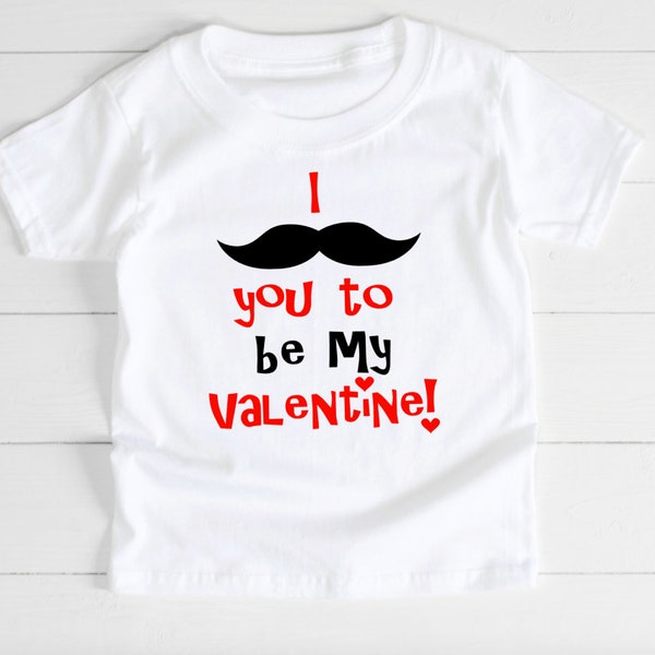 Baby boy Toddler Boy Valentines Outfit -mustache outfit for baby boy toddler boy - Valentines Day Boy outfit- I mustache you to be valentine