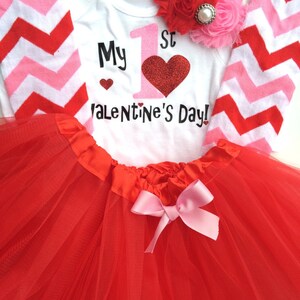 Baby Toddler Girl 1st Valentine&#39;s Day Outfit - heart legwarmers- baby girl photo prop - personalized baby outfit - valentine&#39;s headband