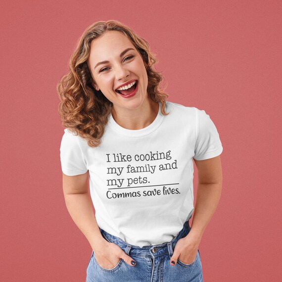 Use Commas Funny English T Shirt For English Teacher Use Commas Funny English T Shirt For English Teacher