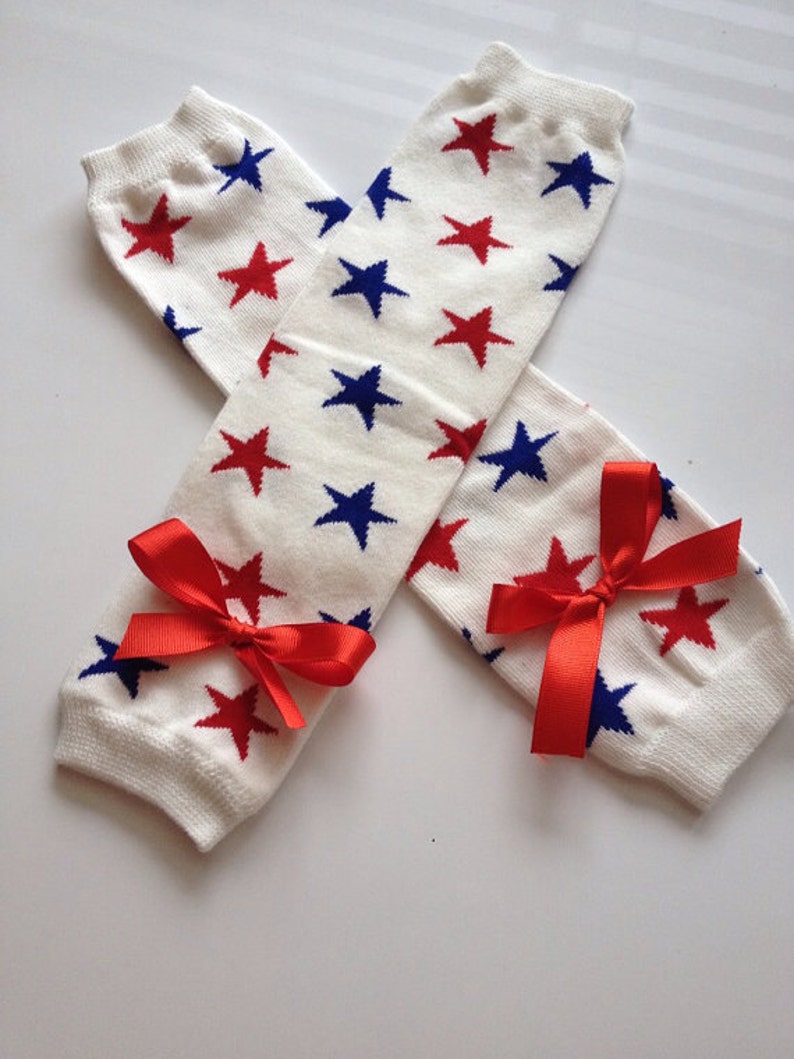 TODDLER Girl Patriotic outfit Red White Blue girl outfit Pagent Outfit Red white blue headband Toddler Girl Future Miss America image 3