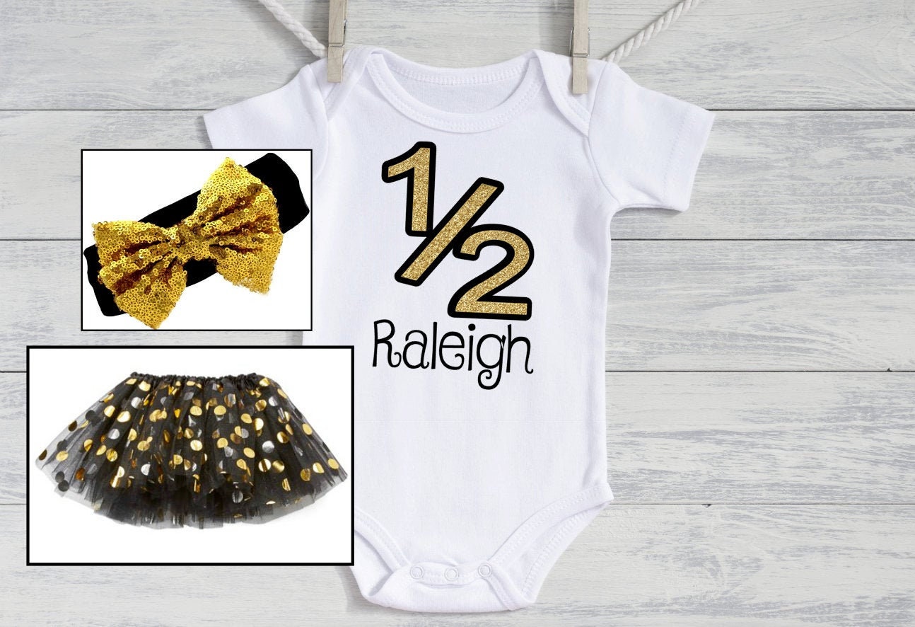 6 month birthday shirt