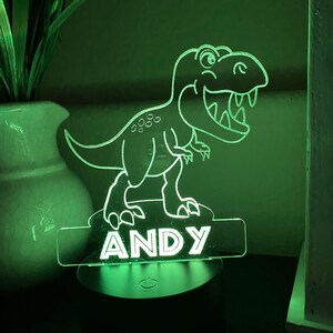 Personalized Kid&#39;s Night Light - LED Night Light- CUSTOM night light - color changing night light - kids room decor -