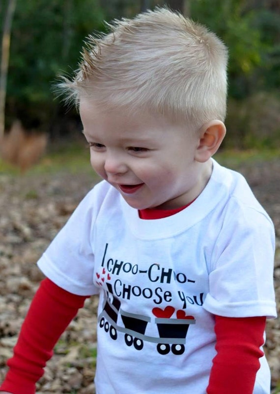 Baby Boy Toddler Boy Valentines Outfit -valentine's Choo Choo