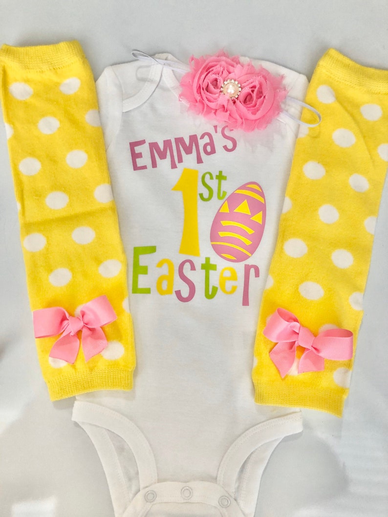 Baby Girl Easter Outfit MY FIRST EASTER Outfit Baby Girl Etsy