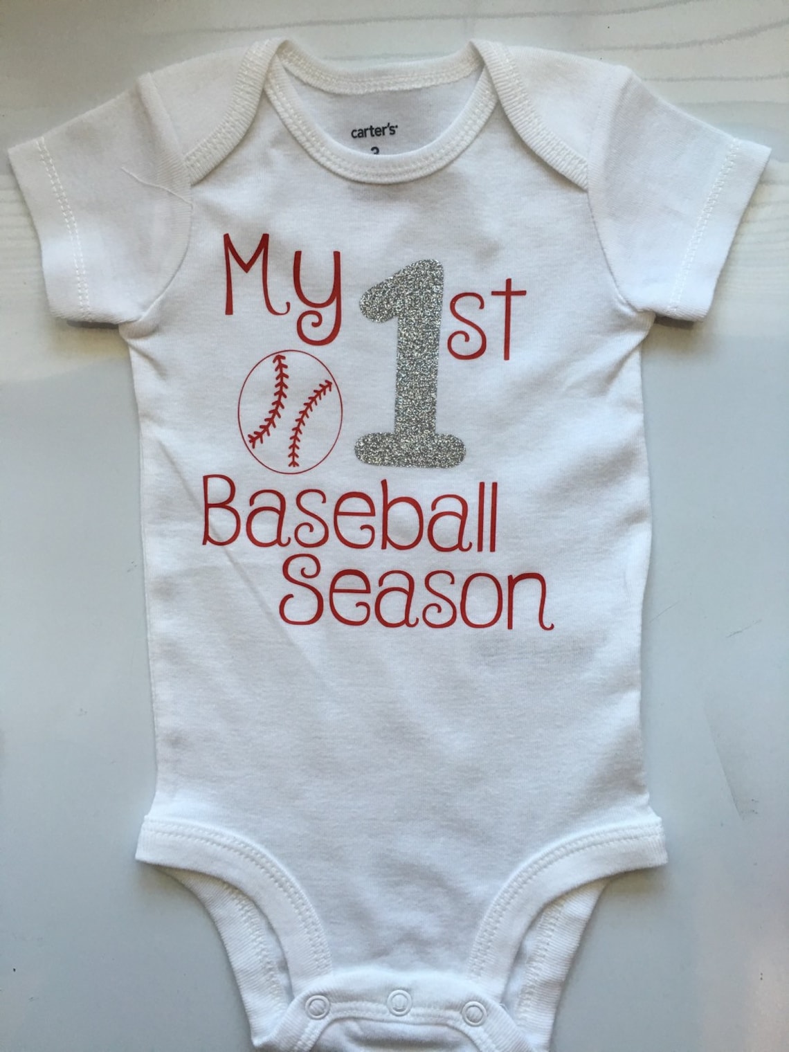 Baby Girl Baseball Outfit My 1st Baseball Season Baseball Etsy