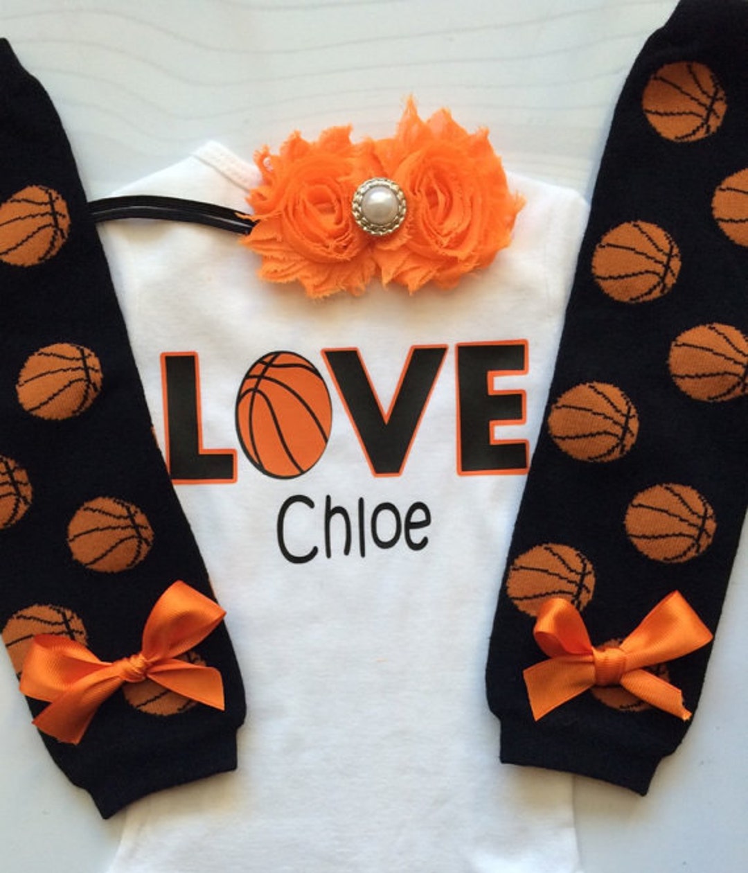 Baby Girl Basketball Outfit N Basketball Legwarmers Newborn Basketball